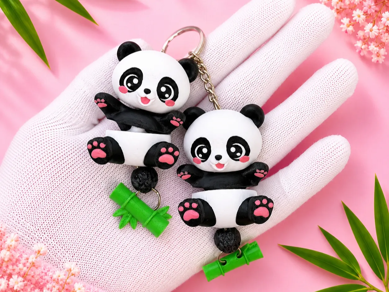 Móc khóa gấu trúc